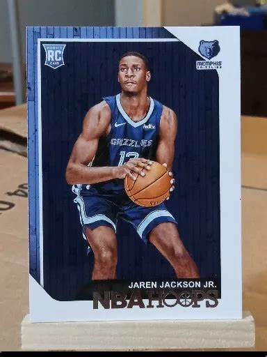 CARTE RECRUE JAREN Jackson Jr 2018 19 Panini NBA Hoops RC 278 Memphis