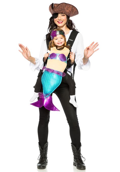 Adult Pirate and Mermaid Toddler Mommy and Me Costume