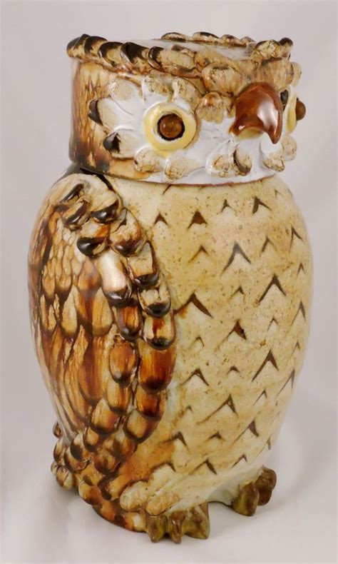 Vintage Chelsea Pottery Lidded Chelsea Owl Pot England Pottery Joyce