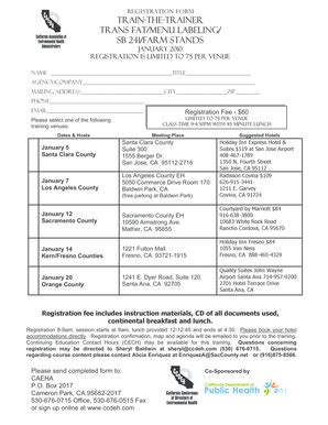 Fillable Online Calcupa Train The Trainer Trans Fatmenu Labeling Sb