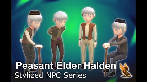 Stylized NPC Peasant Elder Halden YouTube