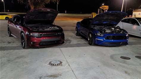 2021 Ford Mustang Gt Bolt Ons E85 Vs 2019 Dodge Charger 392 Bolt Ons Cam 93 Youtube