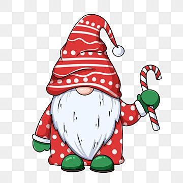 Christmas Dwarf Clipart Transparent PNG Hd, Cartoon Gnome Christmas ...