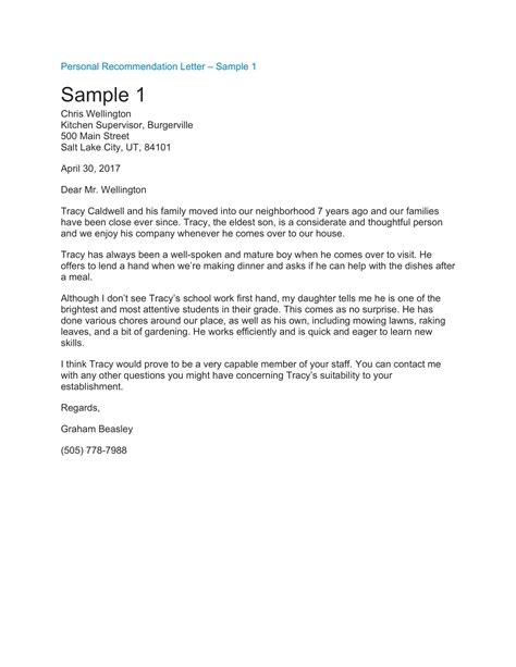 Free Printable Personal Letter Templates Word Pdf