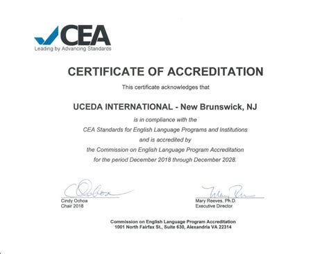 Accreditation | UCEDA International