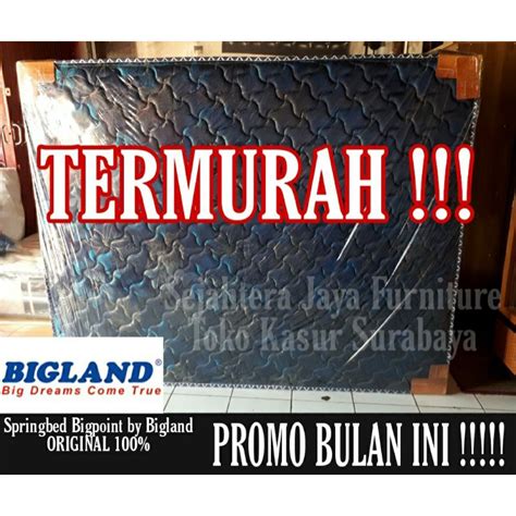 Jual KHUSUS JAWA TIMUR Springbed Bigland Bigpoint ASLI Garansi 10