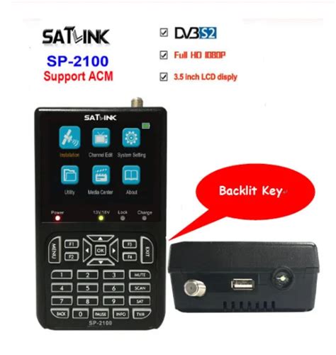 Satlink Localizador De Sat Lite Digital Sp Hd Dvb S S Mpeg