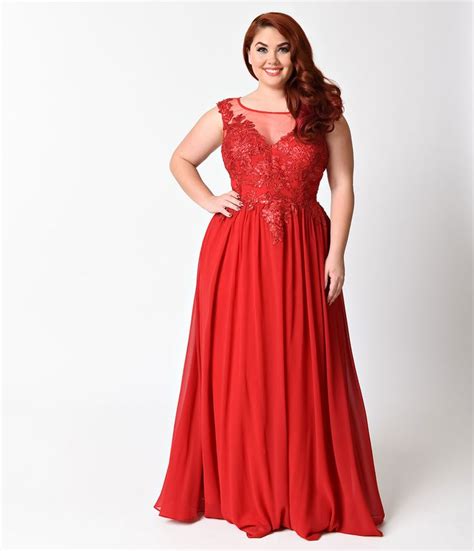 Plus Size Red Strapless Embellished Long Dress For Homecoming 2017