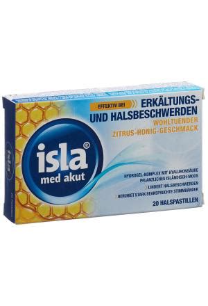 ISLA Med Akut Pastillen Zitrus Honig 20 Stk Kaufen