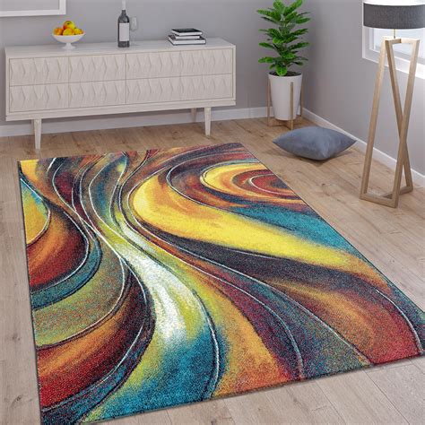 Tapis Moderne De Marque Egay M Lange De Couleurs Motifs Multicolore