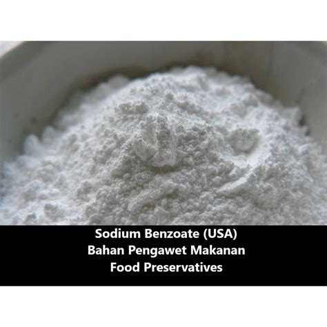 G Sodium Benzoate Food Grade Gred Makanana Bahan Pengawet