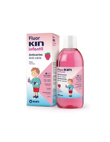 FluorKin Infantil Colutorio Fresa 500 Ml