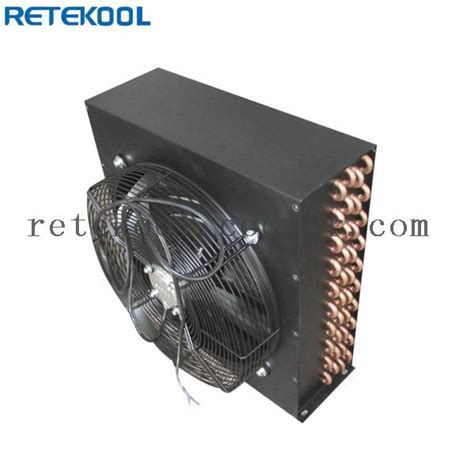 Copper Tube Aluminum Fins Condenser Air Cooler With Fan Motor Coowor