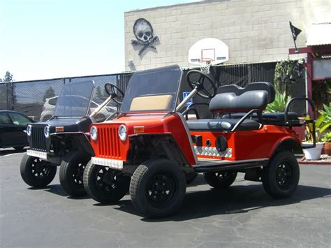 2005 4 Passenger 48v Electric Club Car Golf Cart 48v W Lights Jeep