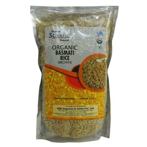 Hard Common Organic Rice Brown Basmati Taste Great Style Dried