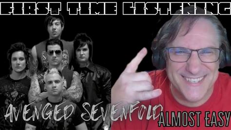 Avenged Sevenfold Almost Easy Reaction YouTube