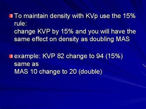 Radiography Technique Exposure Factors Kvp Energy Of Xrays