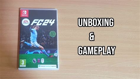 Ea Fc 24 Nintendo Switch Unboxing And Gameplay Youtube