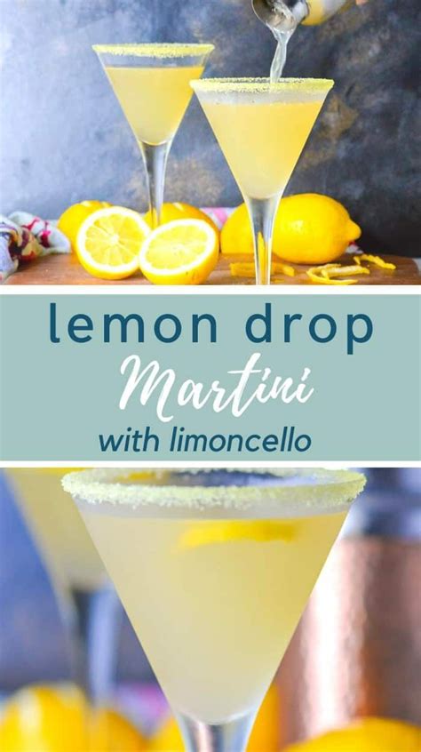 Lemon Drop Martini With Limoncello Lemon Drop Martini Lemon Drop