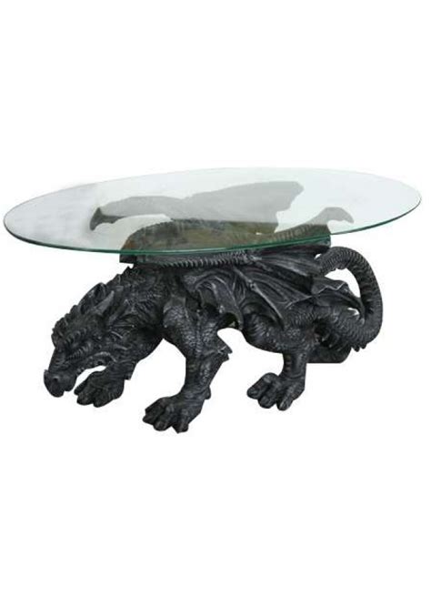 Shire Dragon Glass Topped Coffee Table