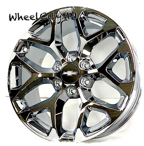 22 Inch Snowflake Chrome OE Replica Wheels Fits Chevy Express Van 1500