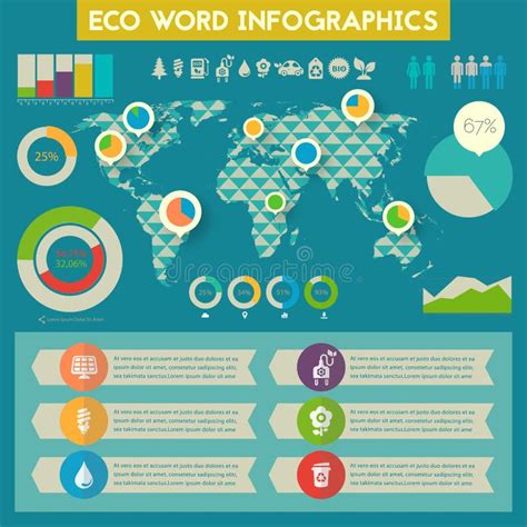 Gebrauchs Infographics Vektor Abbildung Illustration Von Weltweit