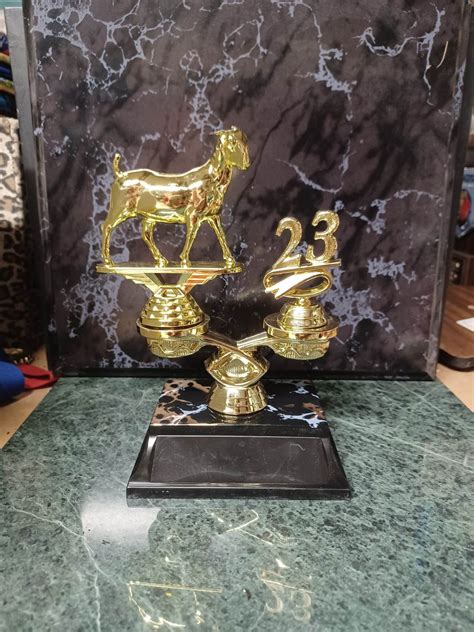 Custom G.O.A.T Trophy/ the GOAT / Winner / Best Overall / All Events ...