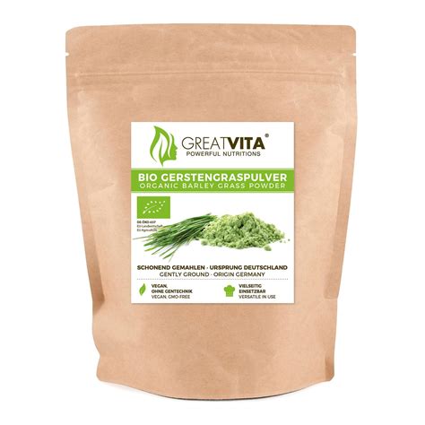 Greatvita Bio Gerstengras Pulver G Shop Apotheke