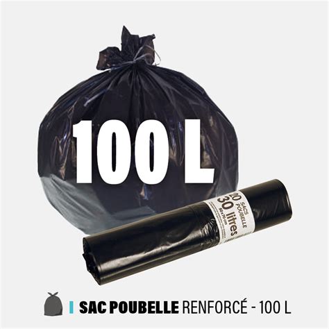 Sacs poubelles renforcés 100 L du fournisseur RPAC