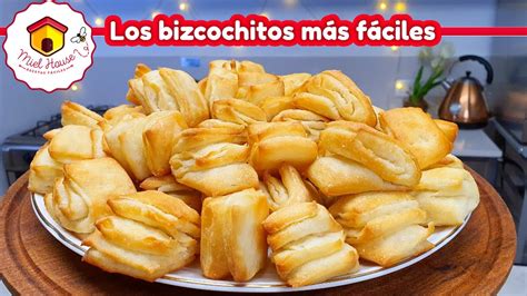 BIZCOCHITOS FÁCILES La receta más facil LIBRITOS DE GRASA YouTube