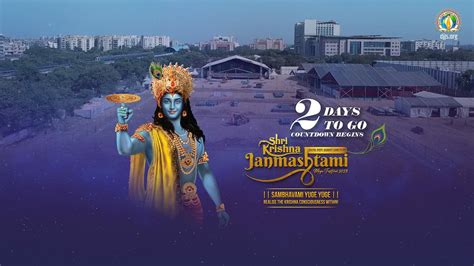 Countdown Begins 2 Days To Go Djjs Shri Krishna Janmashtami