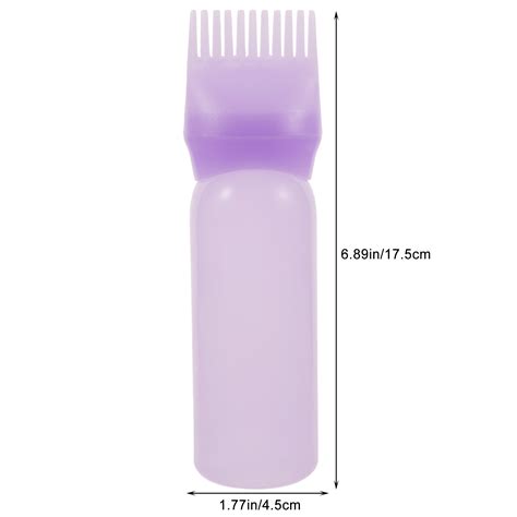 No Wind No Waves 3pcs Durable Hair Dye Root Comb Applicator Bottle For