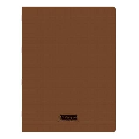 Cahier Piqu Polypro X Cm Pages Grands Carreaux G Marron