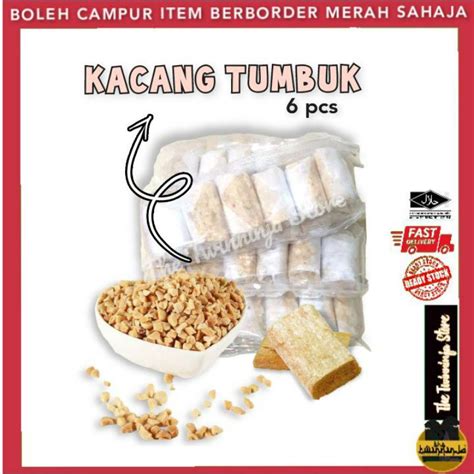 Kacang Tumbuk 6 Pcs Shopee Malaysia