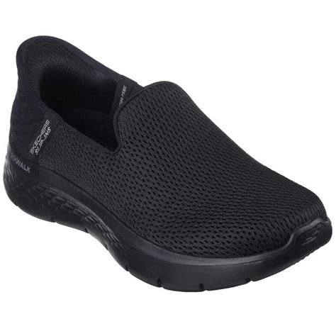 Skechers Slip Ins Go Walk Flex Relish Black Black Bbk Free