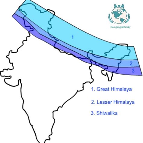 map  indian mountains tibet great himalaya middle himalaya