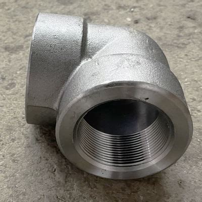 90 Elbow DN25 CL3000 With Internal Thread Socket Welding Forged High