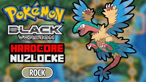 Pokemon Black Hardcore Nuzlocke ROCK Only NO Items NO Overleveling