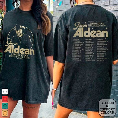 Jason Aldean Highway Desperado Tour 2024 Shirt Sold By Maxi Convinced