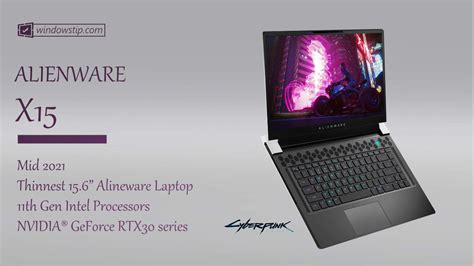 Alienware X15 (2021) Specs: Full Specifications