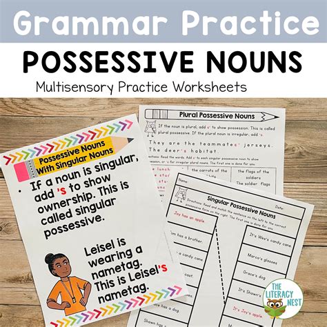 Possessive Plural Nouns Worksheets