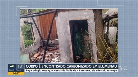 Homem Encontrado O Corpo Carbonizado Ap S Casa Pegar Fogo Em