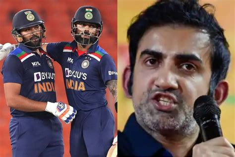 Virat Kohli Rohit Sharma Will Play A Massive Role In Odi World Cup Gautam Gambhir