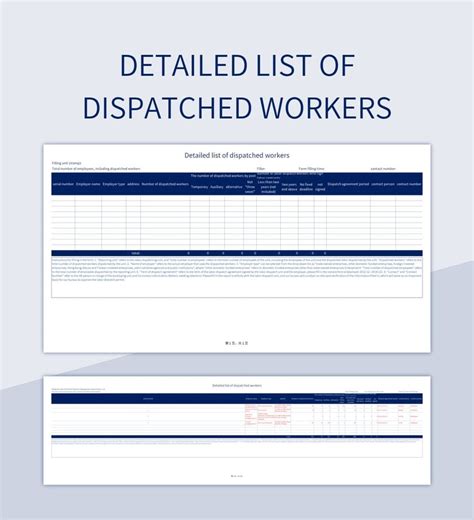 Free Dispatch Templates For Google Sheets And Microsoft Excel Slidesdocs