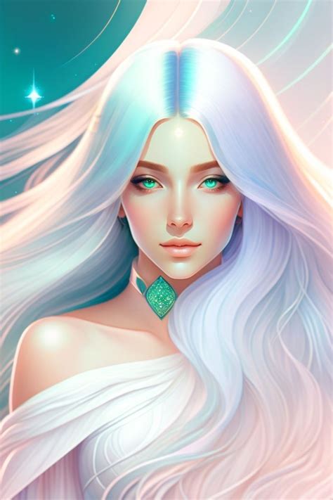 A beautiful mystical goddess of eternal ice | Ideias para desenho ...