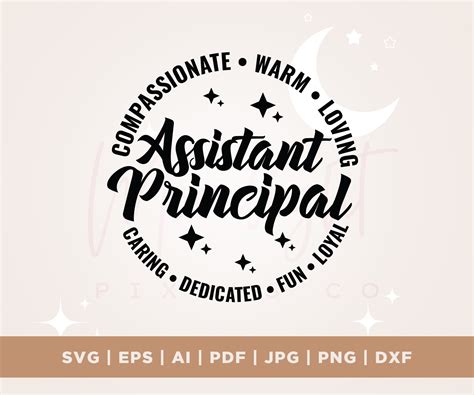 Assistant Principal Svg Cricut Png Svg Sublimation Vice Principal Svg Back To School Svg