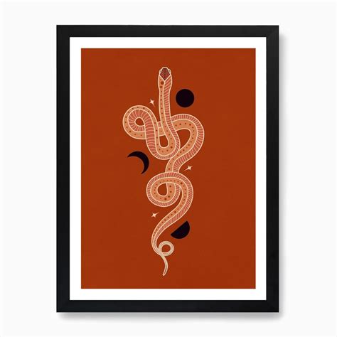 The Serpent Art Print by Shreyasi Pathak - Fy