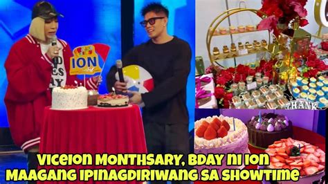 VICEION MONTHSARY BIRTHDAY NI ION MAAGANG IPINAG DIWANG SA SHOWTIME