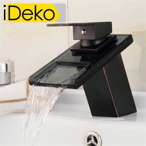 Ideko Robinet Mitigeur Lavabo Cascade Salle De Bain En C Ramique En