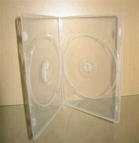 CLEAR SLIM 7mm Double DVD Box - A+ DVD Cases and Multiple-Disc ...